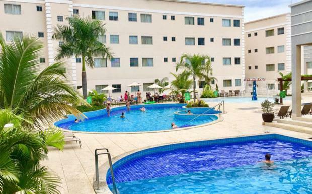 Encontro Das Aguas Caldas - Cortesia Ingressos Da Rede Wam Opcoes Water Park, Nautico E Clube Prive Caldas Novas Bagian luar foto